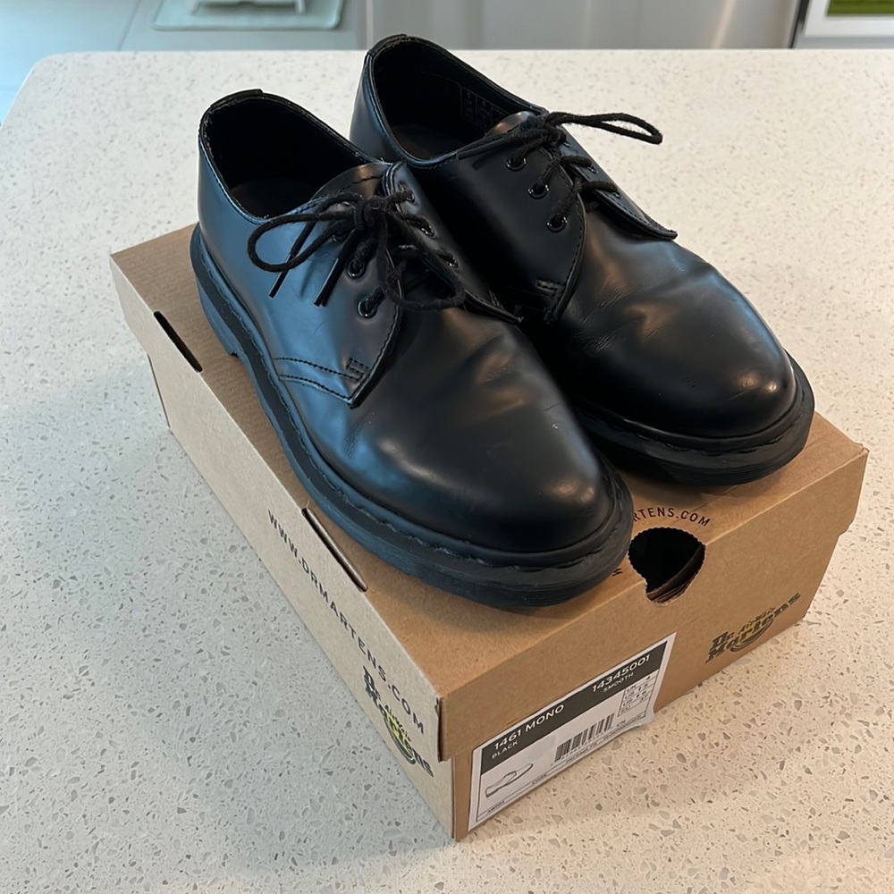 Dr. Martens 1461 black mono smooth